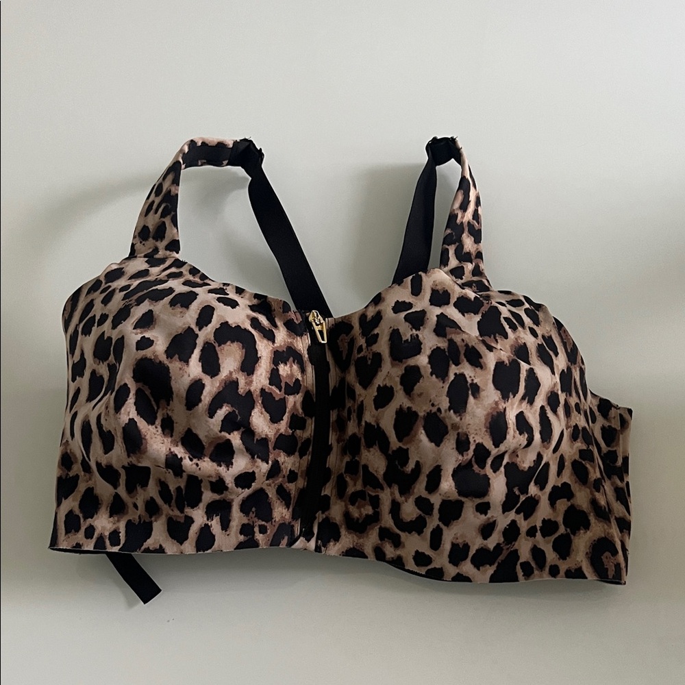Victoria's Secret Animal Print Bra with Black Straps